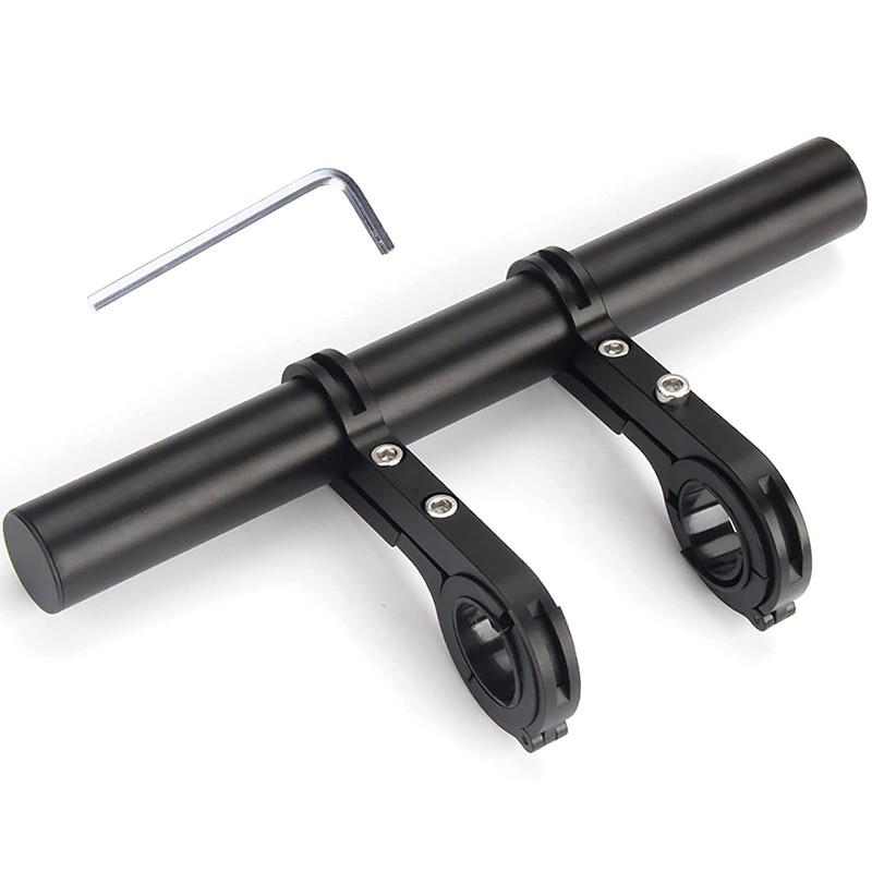 XNX Bike Bicycle Double Handlebar Extender Extension,20 cm Aluminum Alloy
