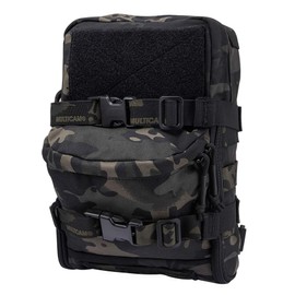 IDOGEAR Mini Tactical MOLLE Hydration Pack Water Reservoir Bag Outdoor Water Bladder Carrier Pack for Tactical Vest Backpack (Multi-camo Black)