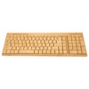 Keyboard and Mouse, 2.4GHz Plug and Play Bamboo Wood Computer