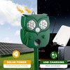 2024 Ultrasonic Animal Repellent, 5 Modes Upgraded Outdoor Cat Solar