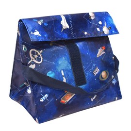 COLORFUL CANDY STYLE N0819900 Lunch Bag for Boys and Children, Cute, Stylish, Future Planet Exploration and Spaceship