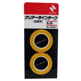 Nichiban Clear Line Tape (for Curves) Width 0.2 inches (5 mm) x Length 32.8 ft (10 m) No.536