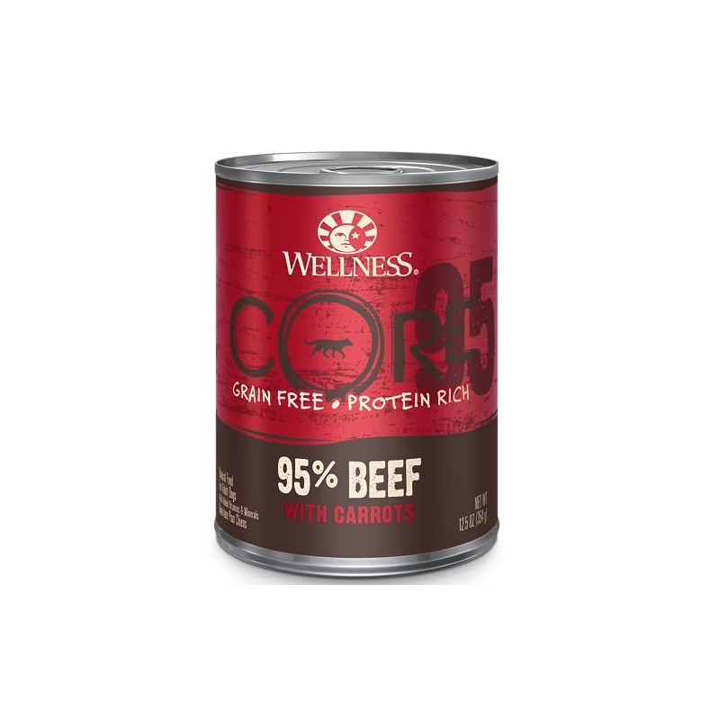 Wd Core Dog 95% Beef 12/12.5Z