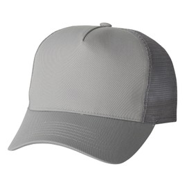 Mega Cap Five-Panel PET Mesh Back Trucker One Size Black
