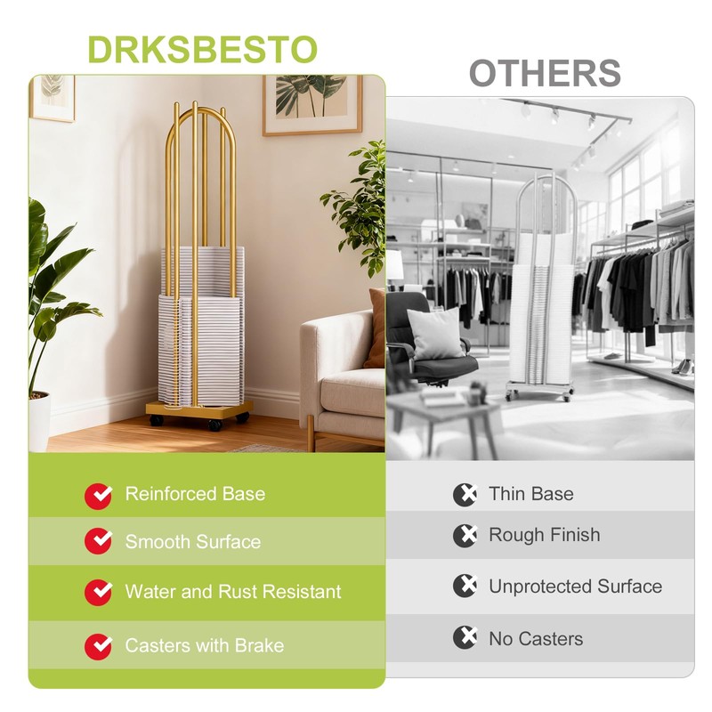DRKSBESTO Large Capacity Hanger Organizer Stacker Stand, 2-in-1 Hanger Storage