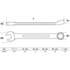 BGS Combination Wrench, 1/2 Inches, 1 Piece, 30192