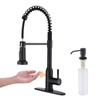 Black Touchless Kitchen Faucet ， KEER Smart Motion Sensor Hands
