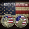 20 PCS Military Veterans Thank You for Your Service Challenge