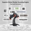 Tera Barcode Scanner Wireless 1D 2D QR with Stand: Battery