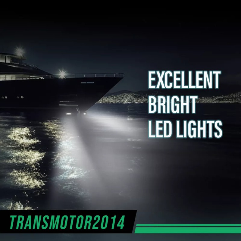 transmotor2014 2Pk 24LED Led Pontoon Boat Docking Light Bright White