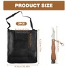2er-Pack Netztasche Für Pilz, Pilzmesser Mit Bürste, 38.5×25cm Tasche Für