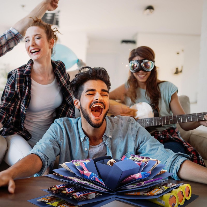 Candcamp Explosion Box, Surprise Box DIY Explosion Gift Box, 5