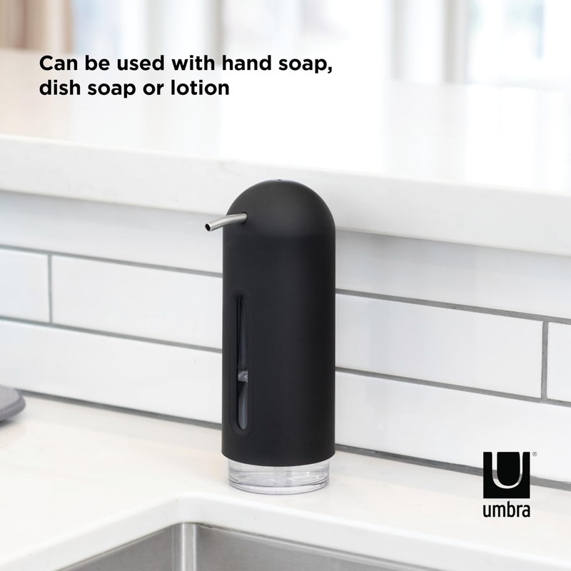 Umbra - 330190-040 Penguin Pump, Kitchen Soap Dispenser, Also Works