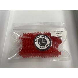 OFF DA HOOK Catfish Dip Bait Worm Bulk Blood Red SSS Stink Bait Tube Triple S