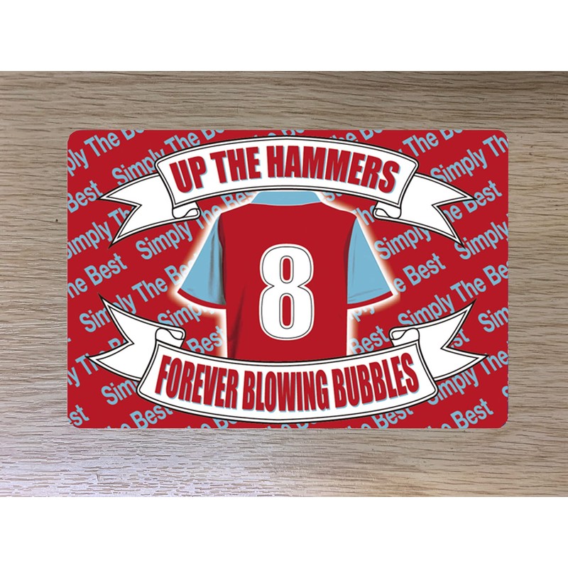 West H Utd Football Shirt Travel Passport Holder Wallet Team