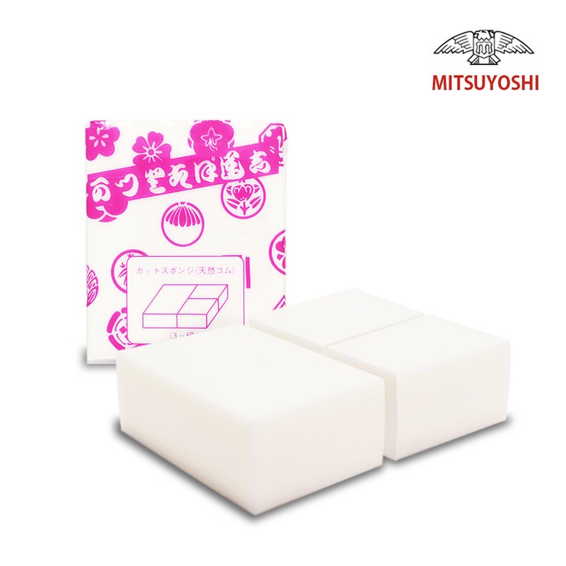 Mitsuyoshi Genuine Natural Latex Sponge 3CUT / 6CUT / 8CUT,