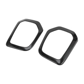 REPAIROCK 1 Set Fog Light Grill Cover Trims for Toyota Tacoma 2016-2023 Front Lower Bumper Fog Light Cover Inserts Cover Carbon Fiber Pattern ABS Black