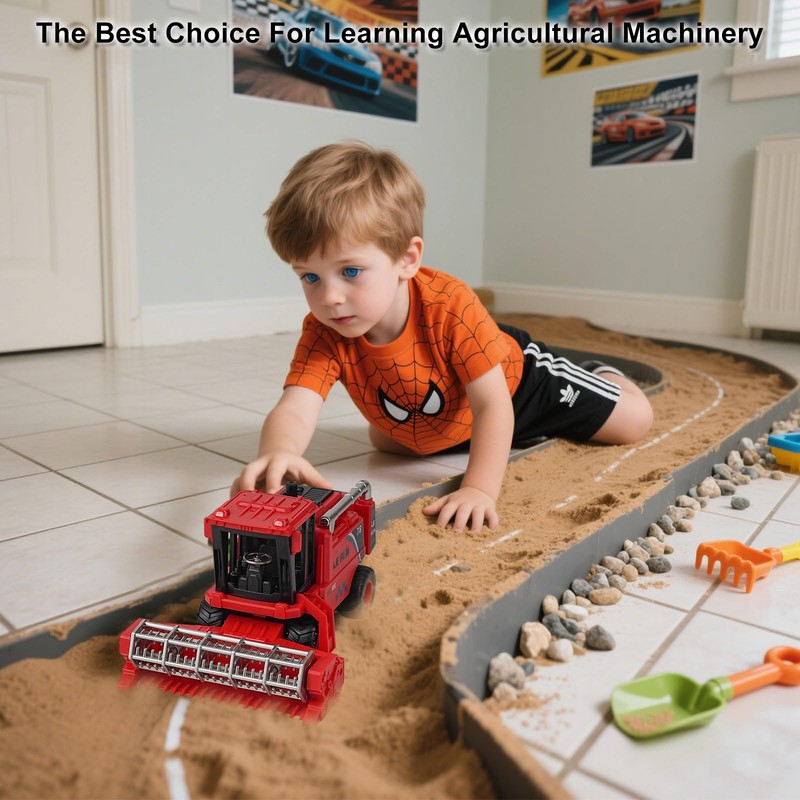 EliphonTowne Combine Harvester Toys - Simulating Wheat Cutting Scenes and
