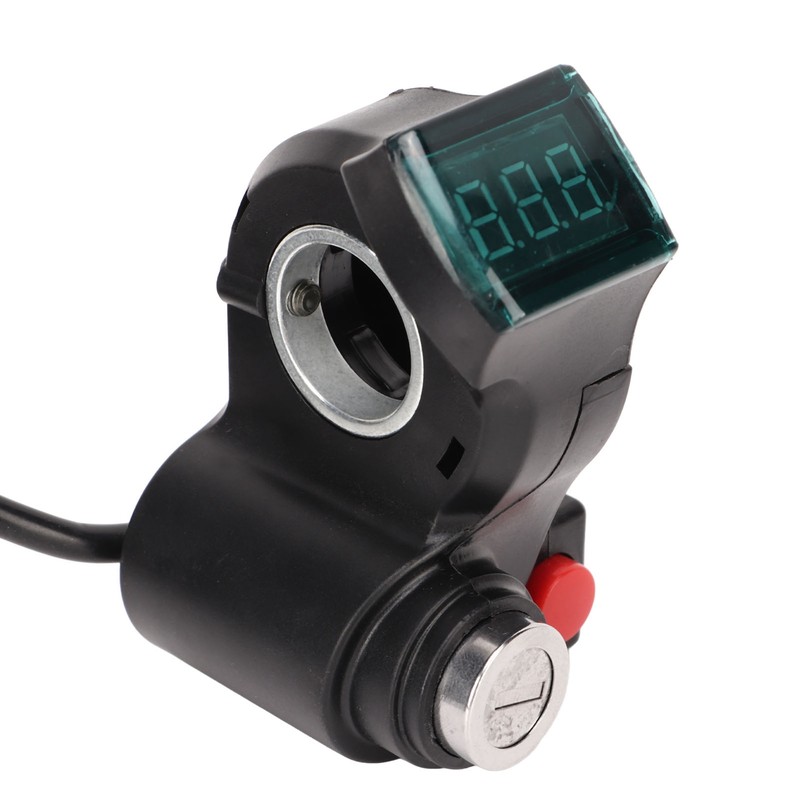 Electric Bike Twist Throttle ABS with Green Screen Lock Keys