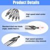5Pcs Center Drill Bits Set M2 High Speed Steel 60