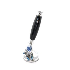 G.B.S Razor Safety Stand Base Heavy Weight & Polished Steel Protect & Dry Razor, 5 and 3 Blade