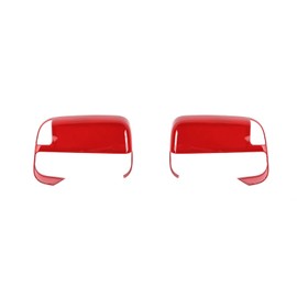 JOSHELA for RAM Sideview Mirror Cap Trim Cover Fit for RAM 2018-Present Red Exterior Accessories 2pcs