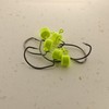 Temorah Finesse Ned Shroom Jig Heads (Chartreuse, 1/20 OZ EWG