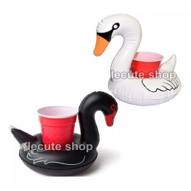 Inflatable Inflable Salvavida Cisne Blanco  Portavaso Alberca  Jacuzzi