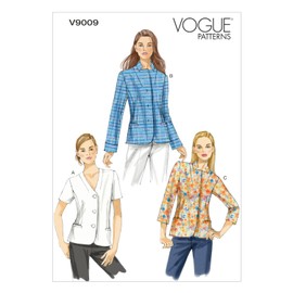 VOGUE PATTERNS V9009 Misses' Jacket Sewing Template, Size E5 (14-16-18-20-22)