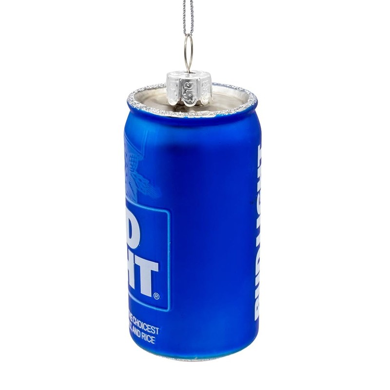 Kurt Adler 3.25-Inch Glass Bud Light Can Ornament