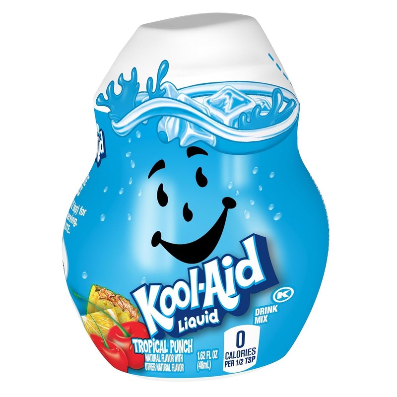 Kool-Aid Liquid, Water Flavoring Enhancer, Tropical Punch, 1.62oz Container (Pack
