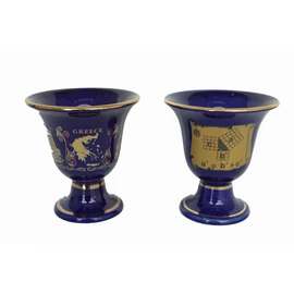 2 Items Pythagoras Cup Justice - Parthenonas Temple - Pythagorean Theorem