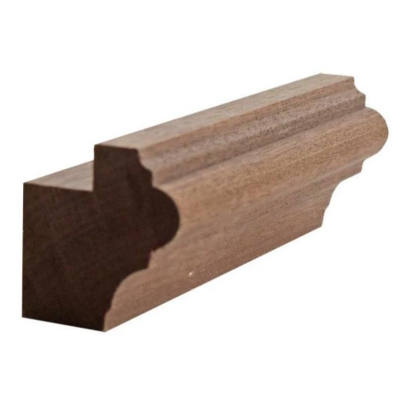 EWLR13 Kitchen Cabinet Light Rail 1-1/2" x 1-3/8" Trim. Unfinished,