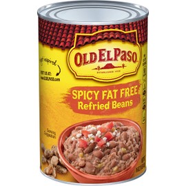 Old El Paso Refried Spicy Beans, Fat Free, 16-Ounce (Pack of 12)