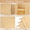 130 Pcs Paper Sourdough Bread Bags with Window, 16x10.2x5 In,