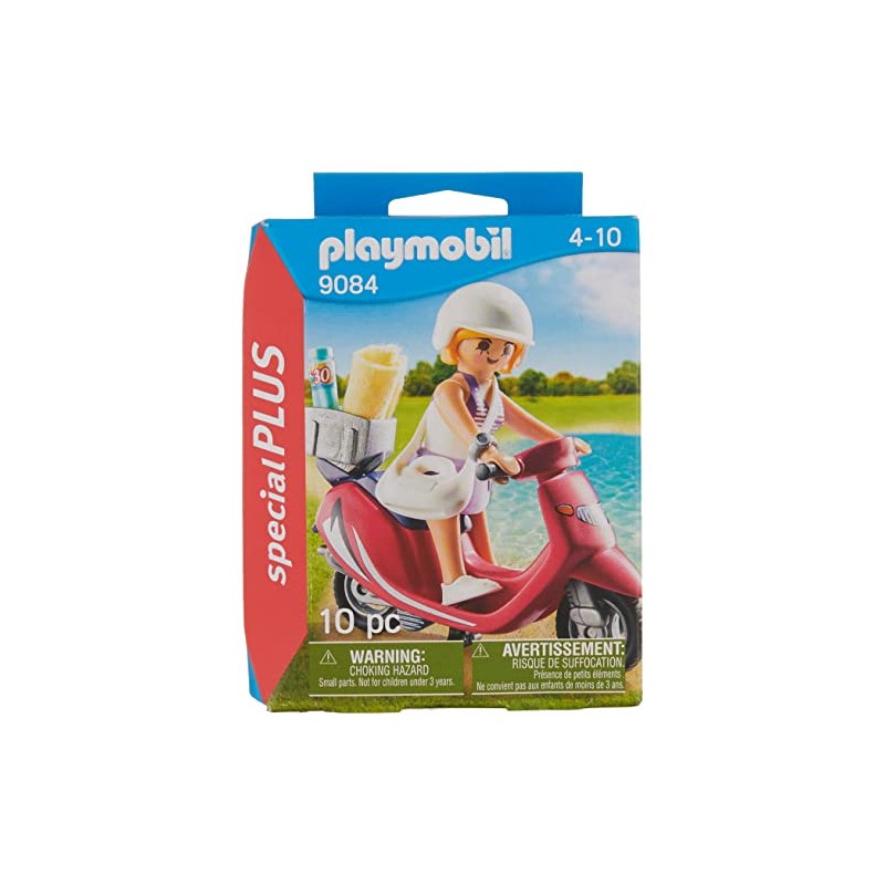 PLAYMOBIL Beachgoer with Scooter Building Set