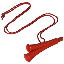 Play Avenue New Cheering Bugle Petite Horn, Total Length 4.3 inches (11 cm), Red