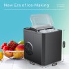 NEWBULIG Portable Countertop Ice Machine,Self-C - White