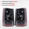 Mayello Black Chrome Housing Tail Lights Rear Lamps Fit For
