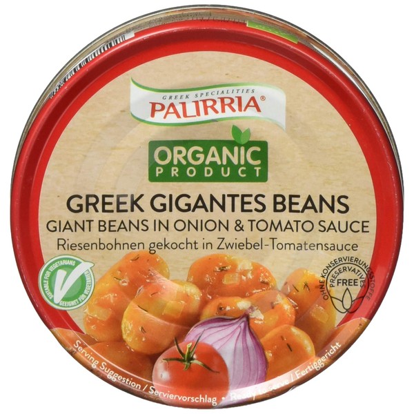 Paliria Organic Giant Beans in Tomato Sauce, 200 g