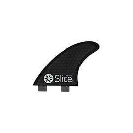 Slice Ultralight Hex Core S3 FCS Compatible Surfboard Fins - Black - Hex core for incredible strength with minimal weight