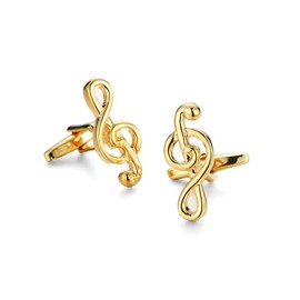 Music Cufflinks - Original Cufflinks for Band, Choral, Orchestra, Sold as a Pair - Costume Accessory, Shirt and Suit Jacket, Tuxedo, floor key