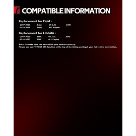 Torchbeam Front Brake Pads and Rotors Kit - Brake Rotors Ceramic Brake Pads Compatible with 2007-2014 Ford Edge AWD/FWD, 2007-2015 Lincoln MKX AWD/FWD