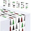 MUNILAIL 6 PCS Christmas Table Runner Plastic 14 x 108