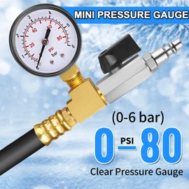 Boltigen Upgraded RV Winterizing Kit with Pressure Gauge & Control Valve
