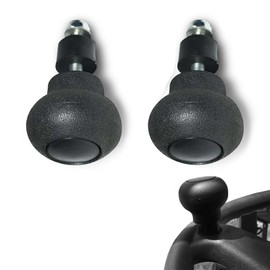 Zeathery Steering Wheel Knob Spinner, Labor-saving Non-slip Easy Grip Spiral Design for Forklift Steering, Repair and Replacement Accessory, Universal Fit for Most Cars (Black)