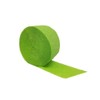 Lime Green Crepe Paper Streamers, 4 Rolls Total, Made in
