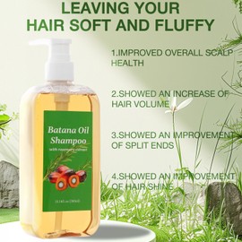 2PCS Shampoo De Batana, Rosemary Oil Shampoo De Batana Para La Caida Del Cabello, Nourishing & Regenerating Hair-Soft and Fluffy for Men & Women (2pcs)
