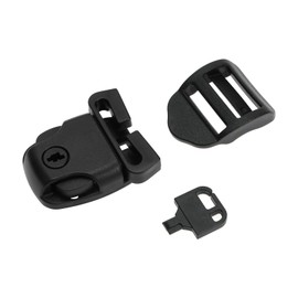 SING F LTD 8 Sets Spa Hot Tub Cover Clips Replacement Latches Clip Lock with Keys and Hardwares Broken Latch Repair Kit Have Slot Black