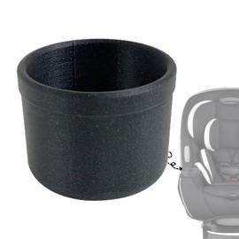 1PC Car Seat Cup Holder Compatible with Safety 1st Everfit & Grow and Go, Maxi-COSI Pria, Cosco All-in-One - Black Single Cup Holder (Model #C6577)
